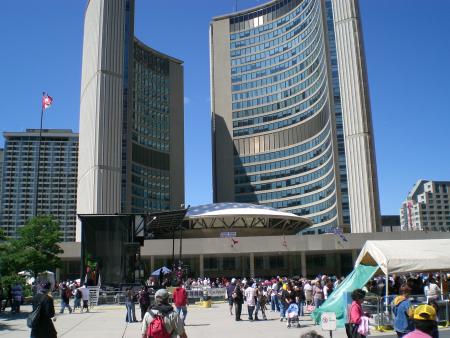 arrivée à Toronto